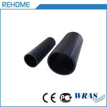 SDR11 1.6MPa Black Pipe Large Diameter Plastic HDPE Pipe Fitting for Water Supply